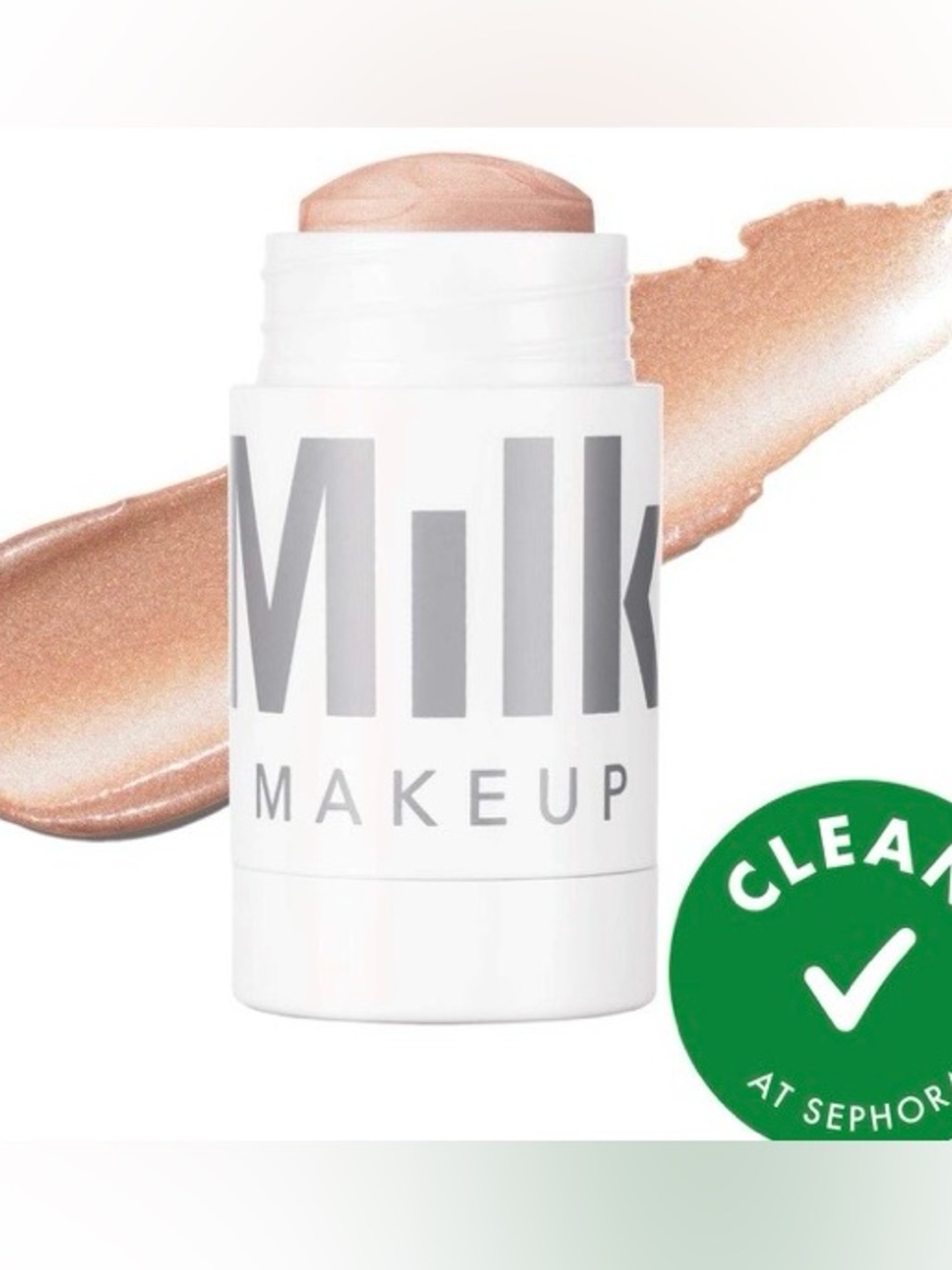 Milk Makeup Highlighter in Lit - a champagne pearl color